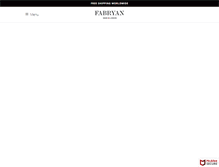 Tablet Screenshot of fabryan.com